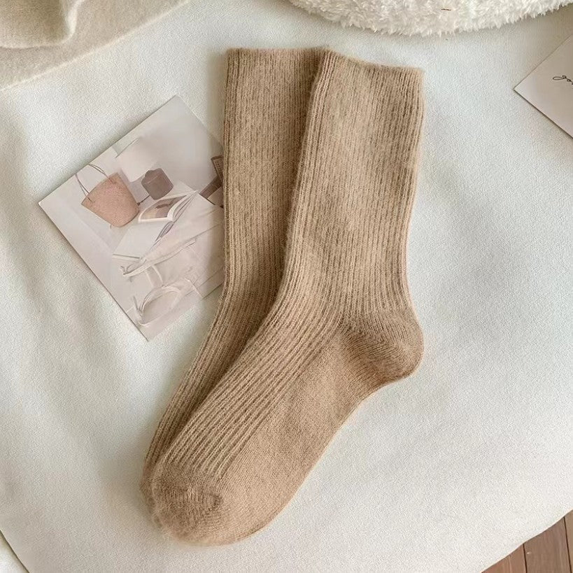 Elara Wool Mid-Calf Socks