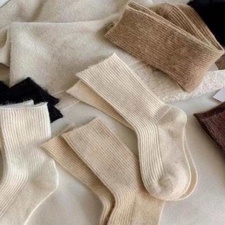 Elara Wool Mid-Calf Socks