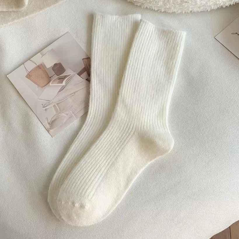 Elara Wool Mid-Calf Socks