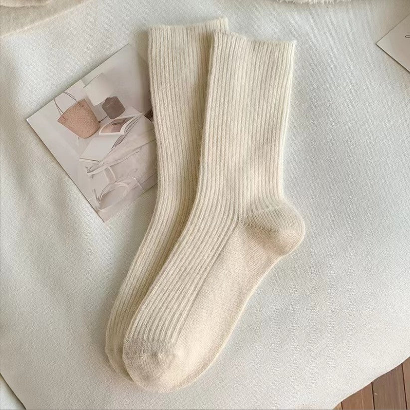 Elara Wool Mid-Calf Socks