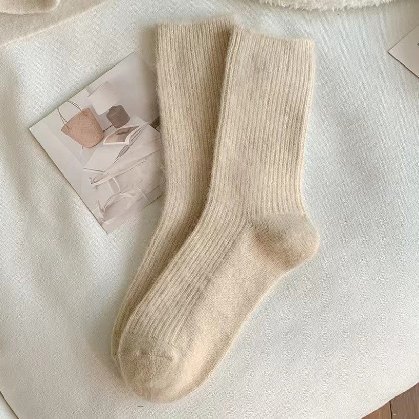 Elara Wool Mid-Calf Socks