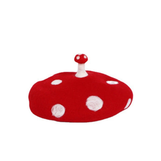 Fiore Handmade Wool Felt Beret