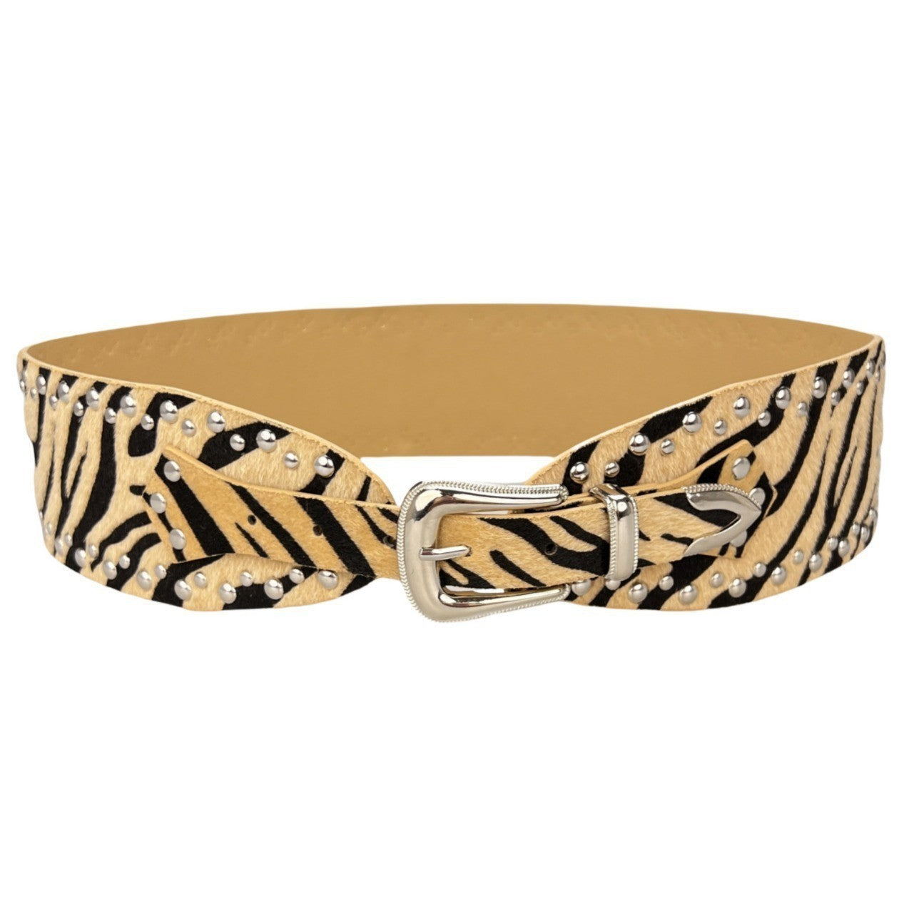 Lyra Studded Leather Belt