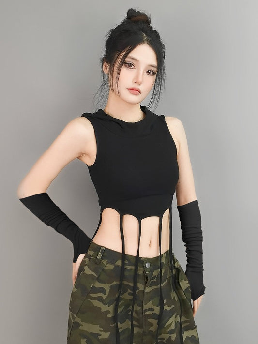 Nivara Street Dance Hooded Crop Top