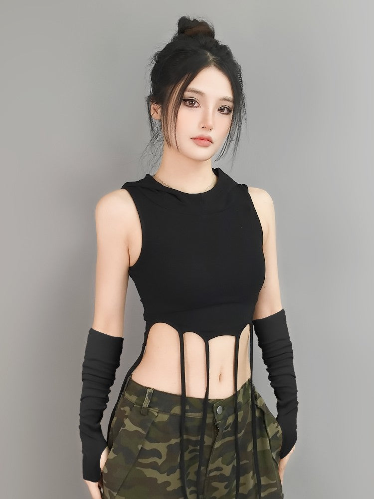 Nivara Street Dance Hooded Crop Top