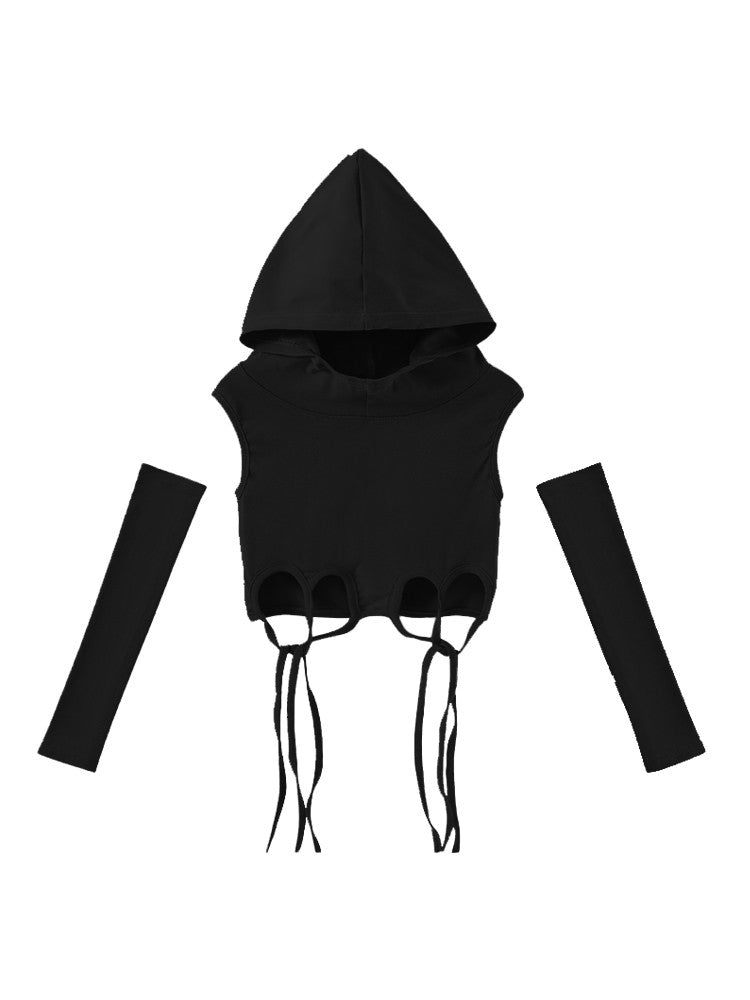 Nivara Street Dance Hooded Crop Top