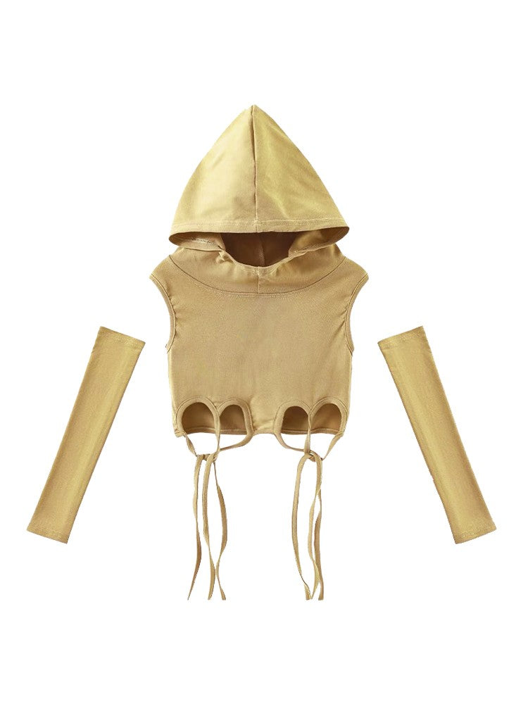 Nivara Street Dance Hooded Crop Top